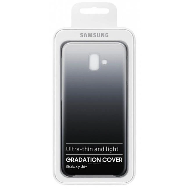 Samsung Galaxy J6+ dėklas „Gradation“ (2018) (Juodas) AJ610CBE 