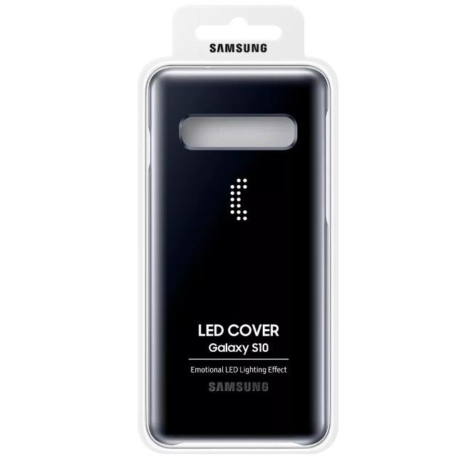 Samsung KG973CBE NFC powered LED dėkliukas skirtas Galaxy S10 (Juodas)