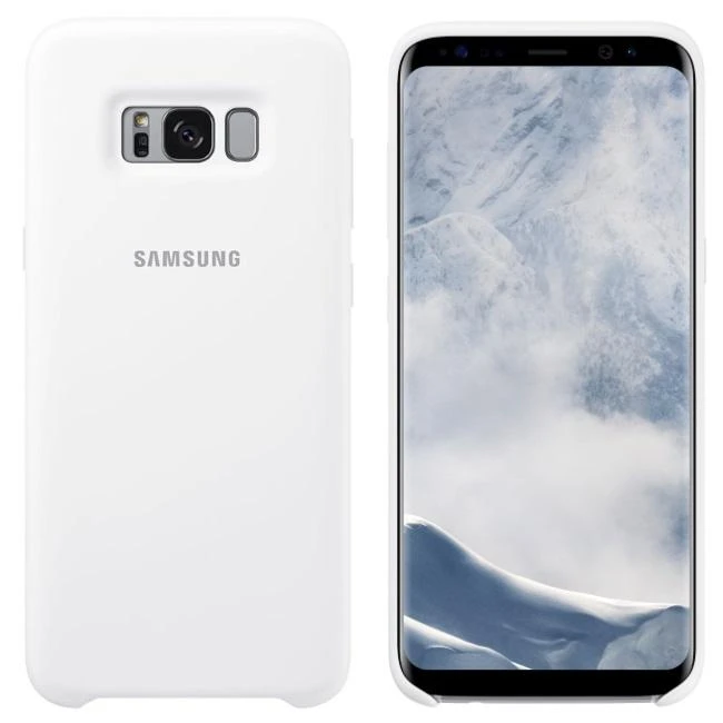 Samsung Galaxy S8+ silikoninis dėklas (Baltas) PG955TWE 