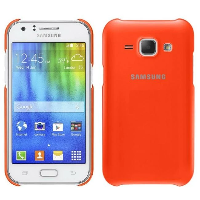 Samsung Galaxy J1 apsauginis dėklas (Oranžinis)