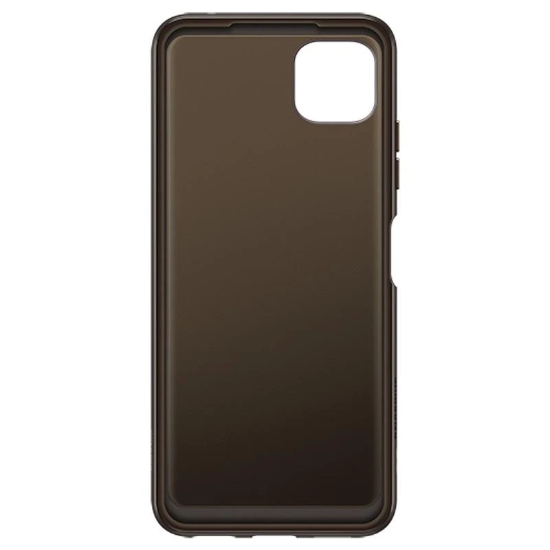 Dėklas QA226TBE minkštas skaidrus dangtelis, skirtas Samsung Galaxy A22 5G (Juodas)