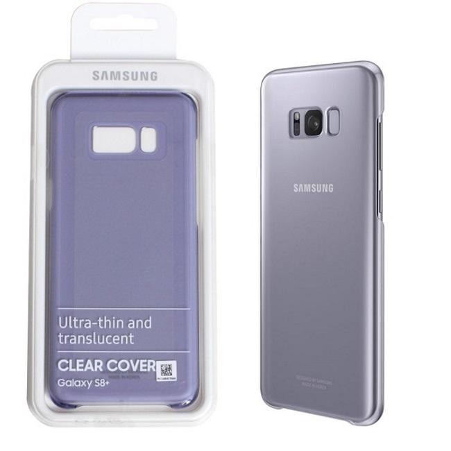 Samsung Galaxy S8+ permatomas dėklas (Violetinis) QG955CVE 