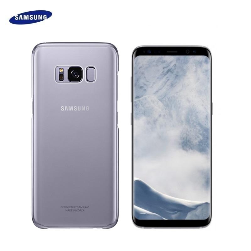 Samsung Galaxy S8+ permatomas dėklas (Violetinis) QG955CVE 