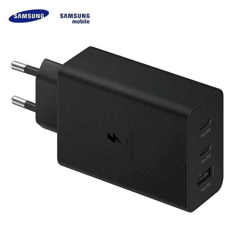 Samsung 65W Trio įkroviklis su trimis jungtimis