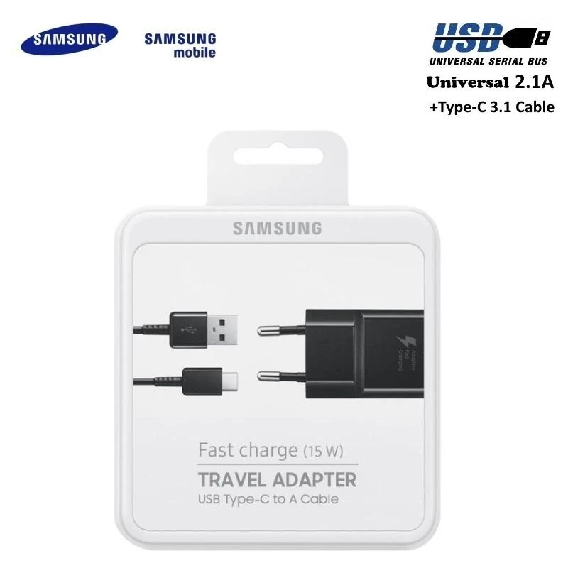 Samsung TA20EBECG kelioninis adapteris USB Type-C (Juodas)