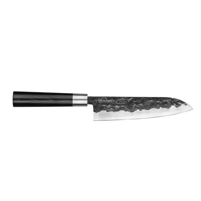 Samura BLACKSMITH universalus virtuvinis peilis Santoku 7,2"/182mm iš AUS 10 Kaltas plienas 58 HRC