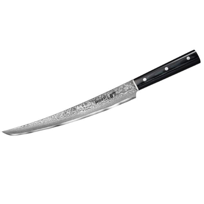 Samura DAMASCUS 67 Universalus virtuvinis pjaustymo peilis Tanto 230 mm