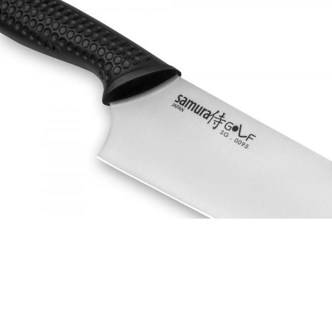 Samura Golf universalus virtuvės Santoku peilis 180mm iš AUS 8 Japoniškas plienas 58 HRC