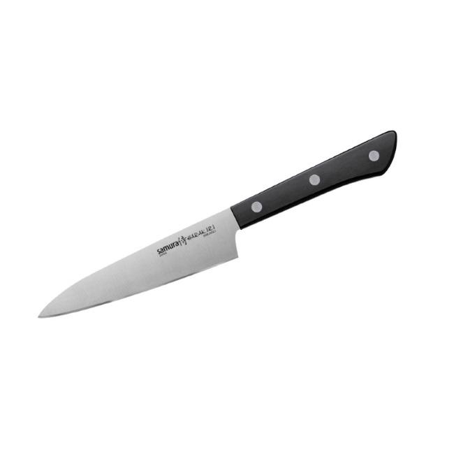 Samura HARAKIRI universalus virtuvinis peilis 4,7"/120mm 58 HRC su juoda rankena
