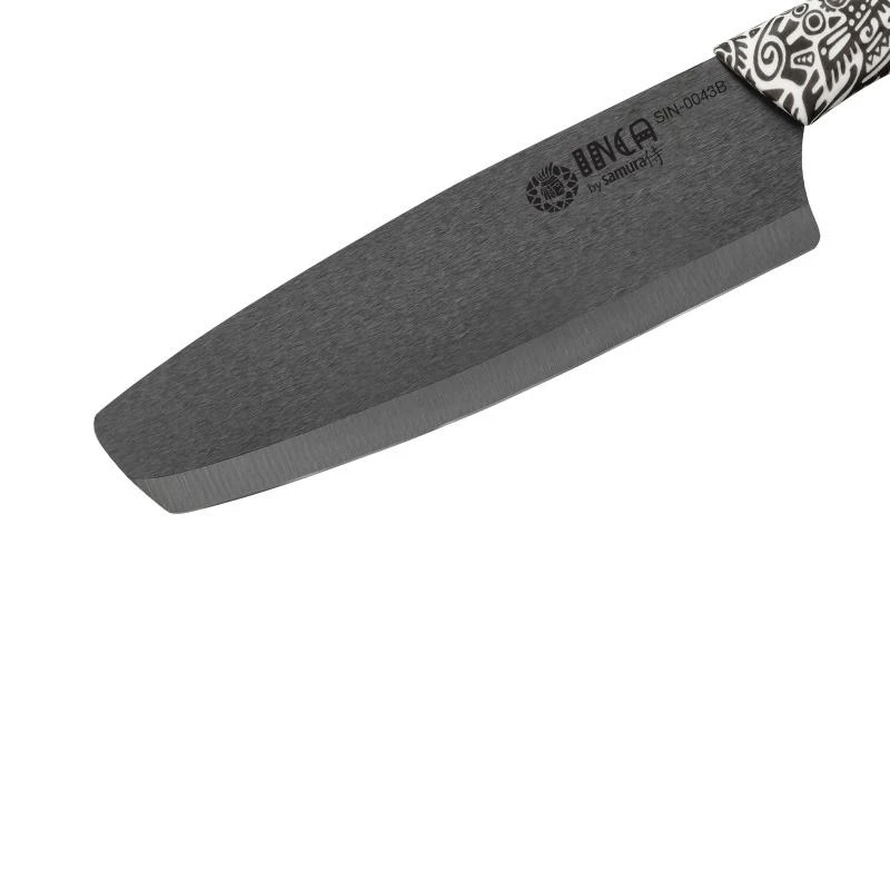 Sia Samura Latvija Keraminis Peilis nakiri 16,5cm „INCA" juodas