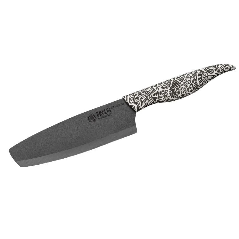Sia Samura Latvija Keraminis Peilis nakiri 16,5cm „INCA" juodas