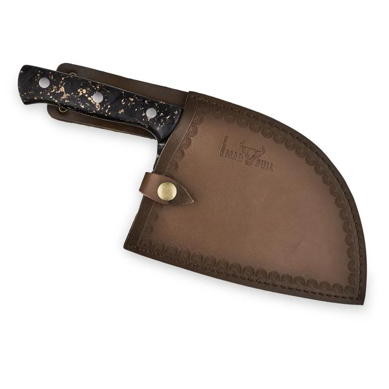 „Samura MadBull“ serbų kirvis smulkintuvas 3x110x180 mm su Marbe Carbon G10 rankena Aus-8 60 HRC
