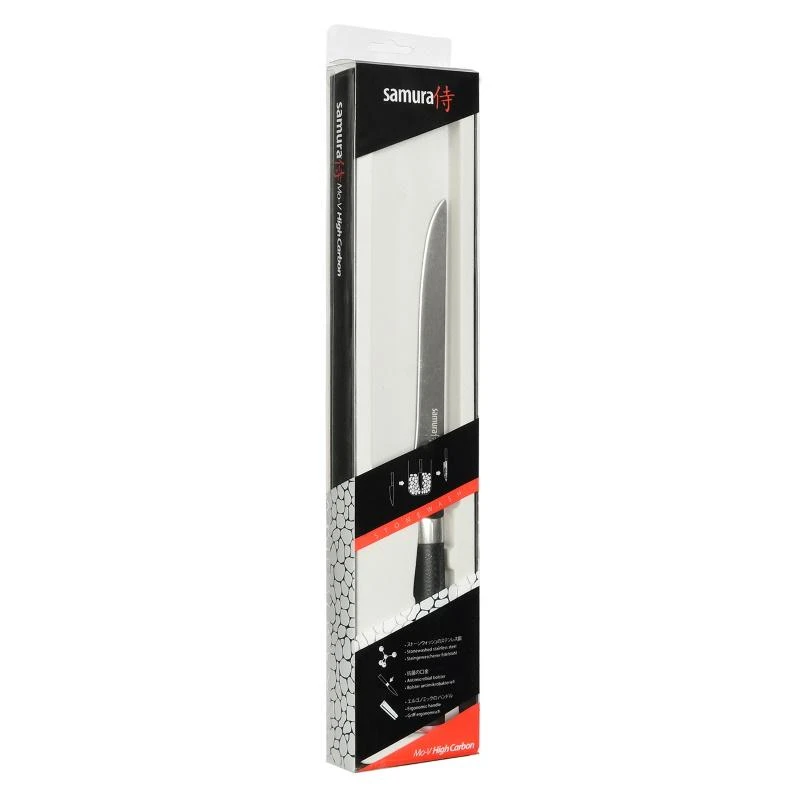 Samura MO-V Stonewash iškaulinėjimo peilis 150 mm iš AUS 8 japoniško plieno 59 HRC