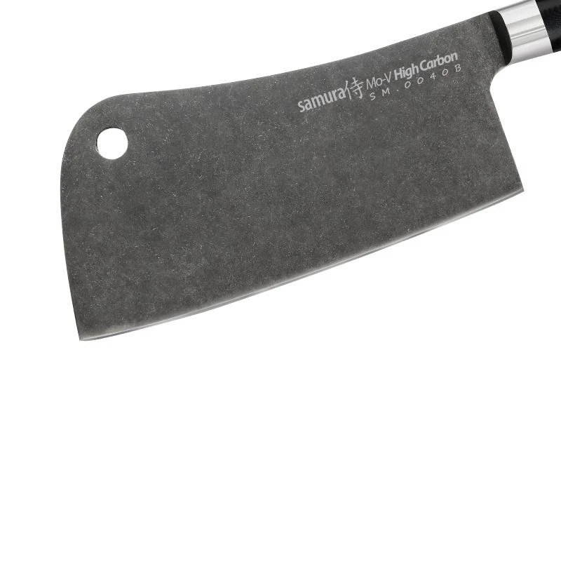 Samura MO-V Stonewash Cleaver 7,0''/180 mm iš AUS 8 japoniško plieno 59 HRC