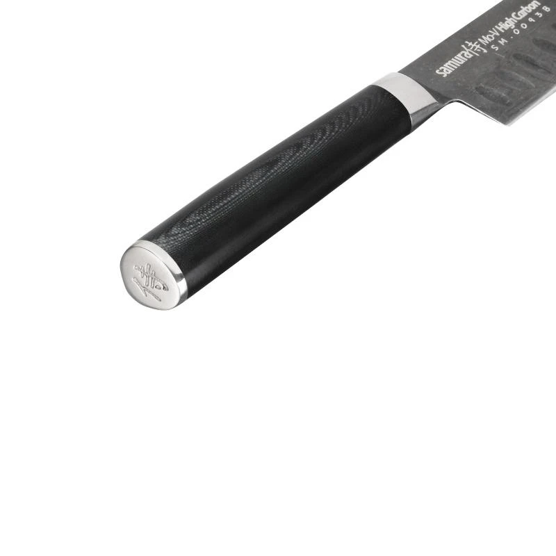 Samura MO-V Stonewash Santoku 5.4''/138mm. 59HRC. iš AUS 8 Japoniškas plienas 59 HRC