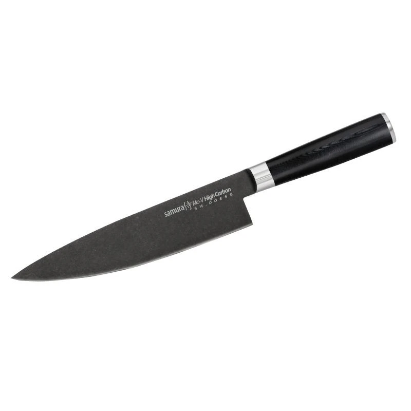 Samura MO-V Stonewash Set 3x universalūs peiliai (Chefs, Univesal, Paring) iš AUS 8 japoniško plieno 59 HRC