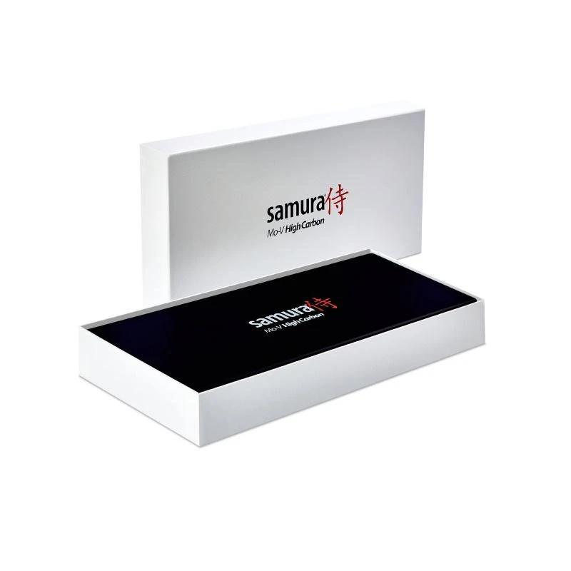 Samura MO-V Stonewash Set 3x universalūs peiliai (Chefs, Univesal, Paring) iš AUS 8 japoniško plieno 59 HRC