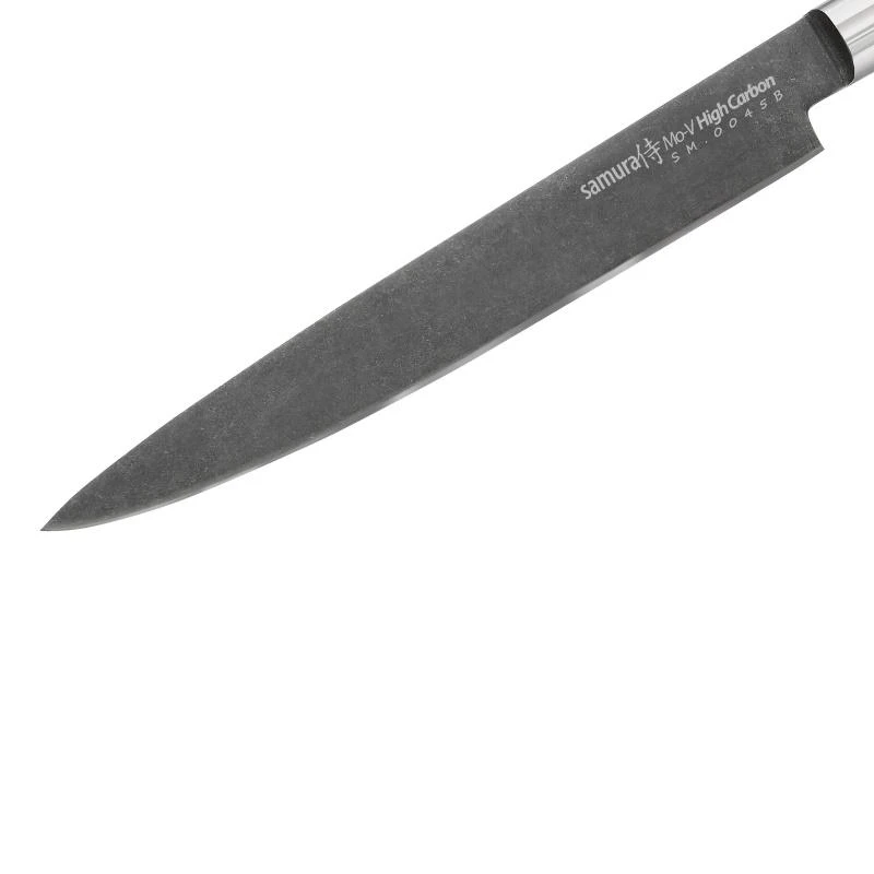 Samura MO-V Stonewash pjaustymo peilis 9,0''/230 mm iš AUS 8 japoniško plieno 59 HRC