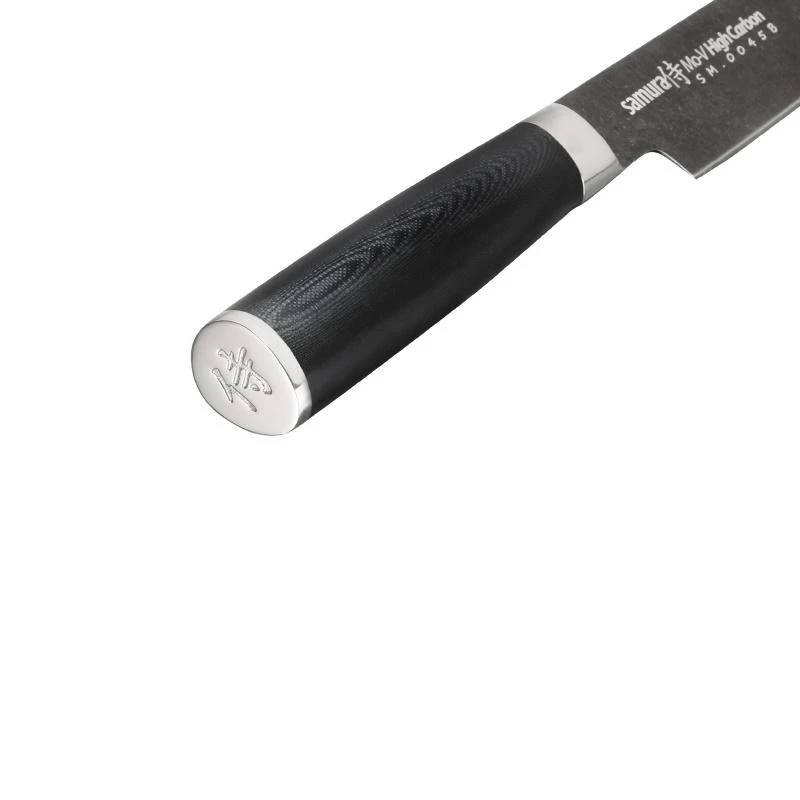Samura MO-V Stonewash pjaustymo peilis 9,0''/230 mm iš AUS 8 japoniško plieno 59 HRC