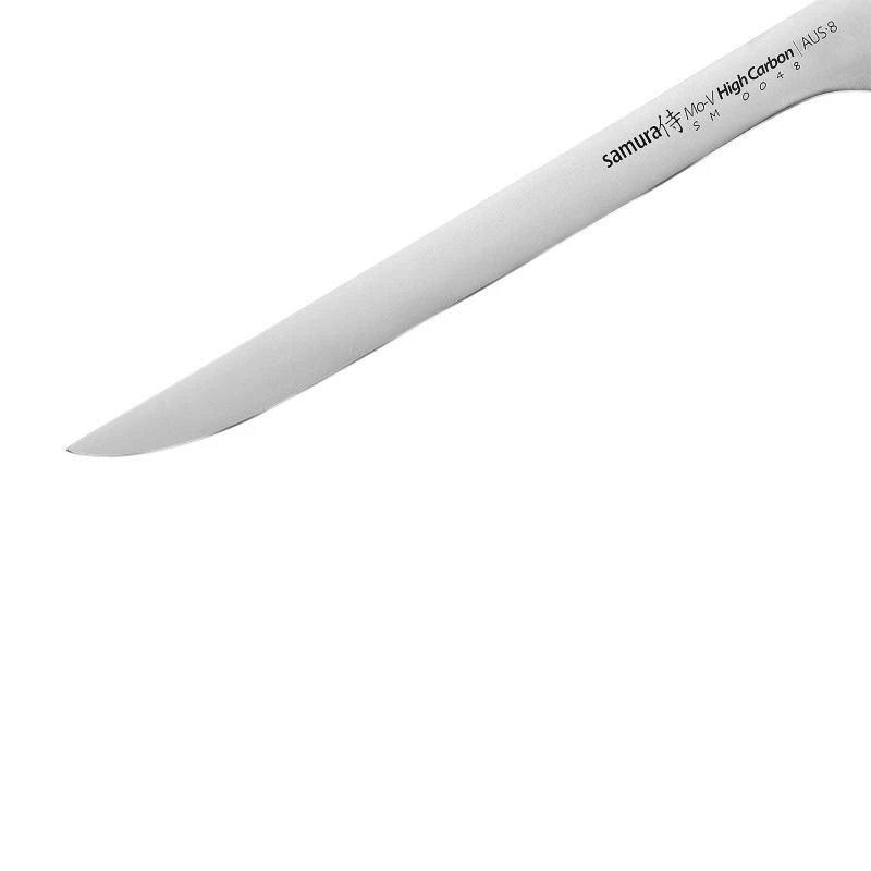 Samura MO-V Super ilgas filė peilis mėsai ir žuviai 218 mm Premium rankena AUS-8 59 HRC