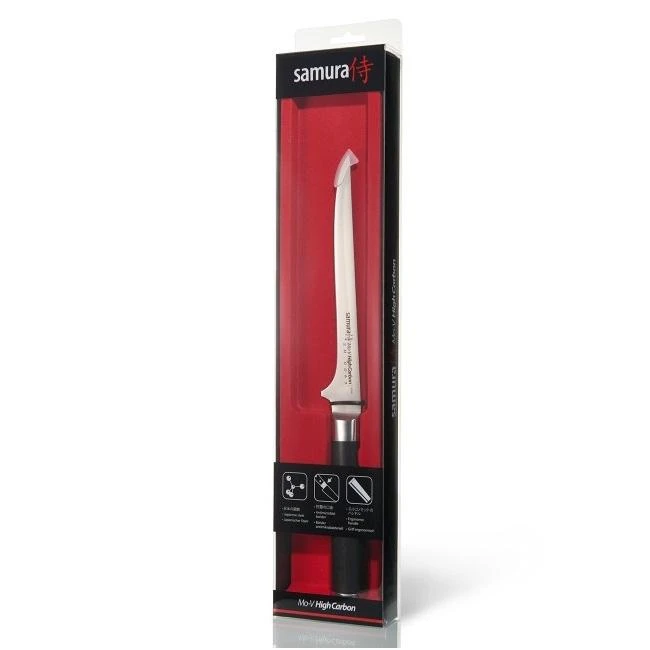 Samura MO-V universalus duonos peilis 9"/230 mm iš AUS 8 japoniško plieno 59 HRC