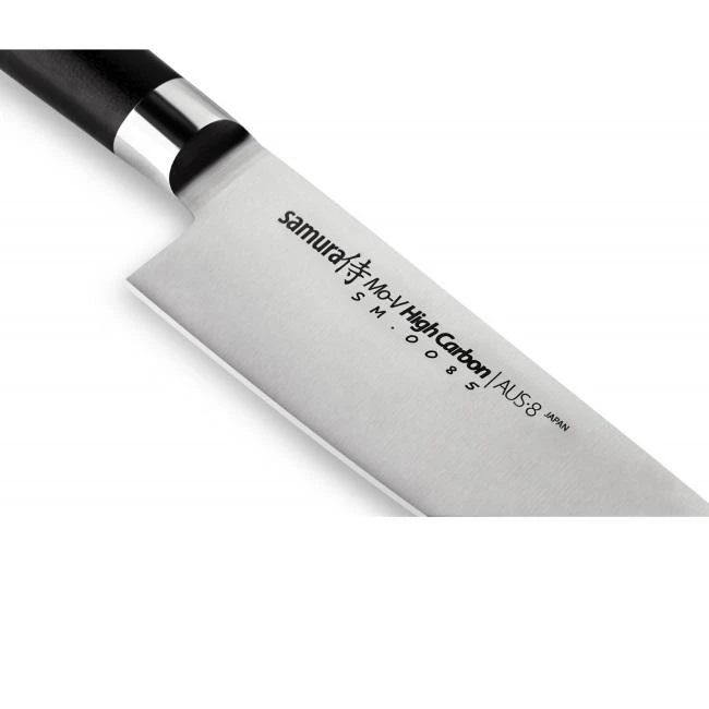 Samura MO-V universalus šefo peilis 8"/200mm iš AUS 8 japoniško plieno 59 HRC