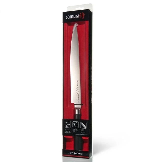 Samura MO-V universalus pjaustymo peilis 9,0"/230 mm iš AUS 8 japoniško plieno 59 HRC