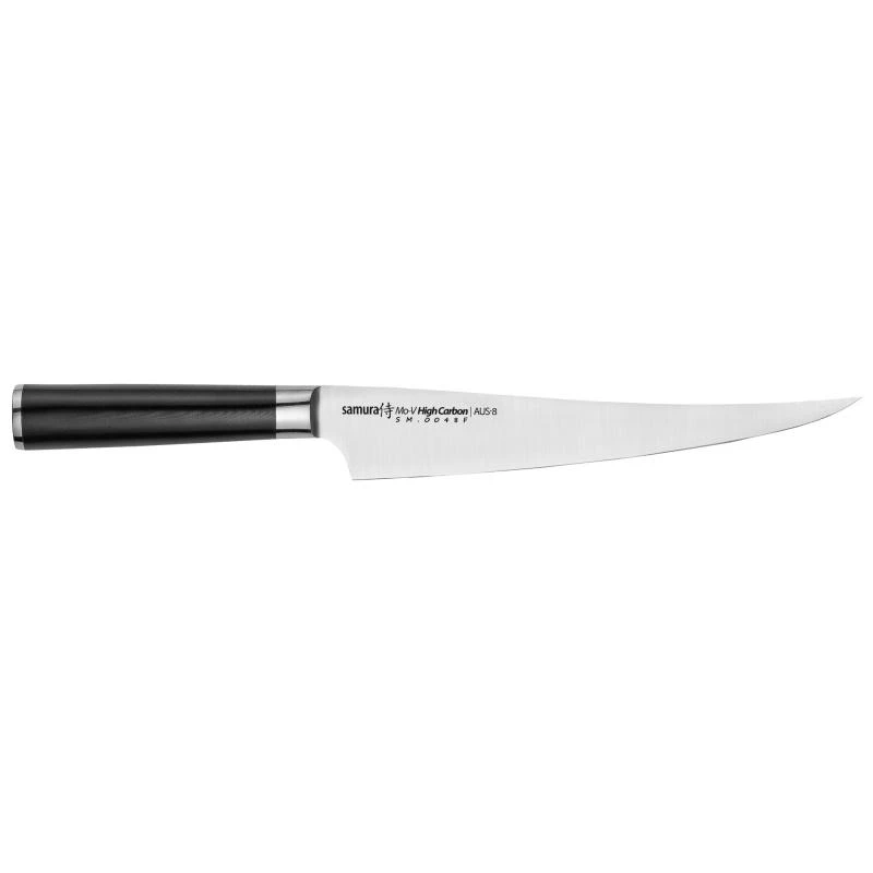 Samura MO-V Kitchen Perfect Fish filė peilis 240mm iš AUS 8 japoniško plieno 59 HRC