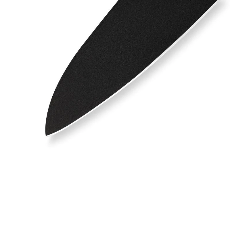 Samura Shadow rinkinys iš 2 virtuvinių peilių 208mm ir 120mm AUS-8 neprilimpančia tamsia danga 58 HRC