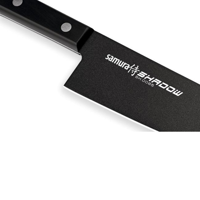 Samura SHADOW Universalus šefo peilis su juoda nepridegančia danga 8,2"/208mm iš AUS 8 japoniško plieno 59 HRC