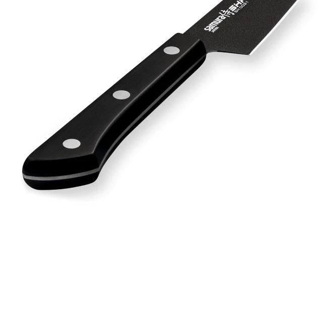 Samura SHADOW Universalus peilis su juoda nepridegančia danga 4,7"/120mm iš AUS 8 Japoniško plieno 59 HRC