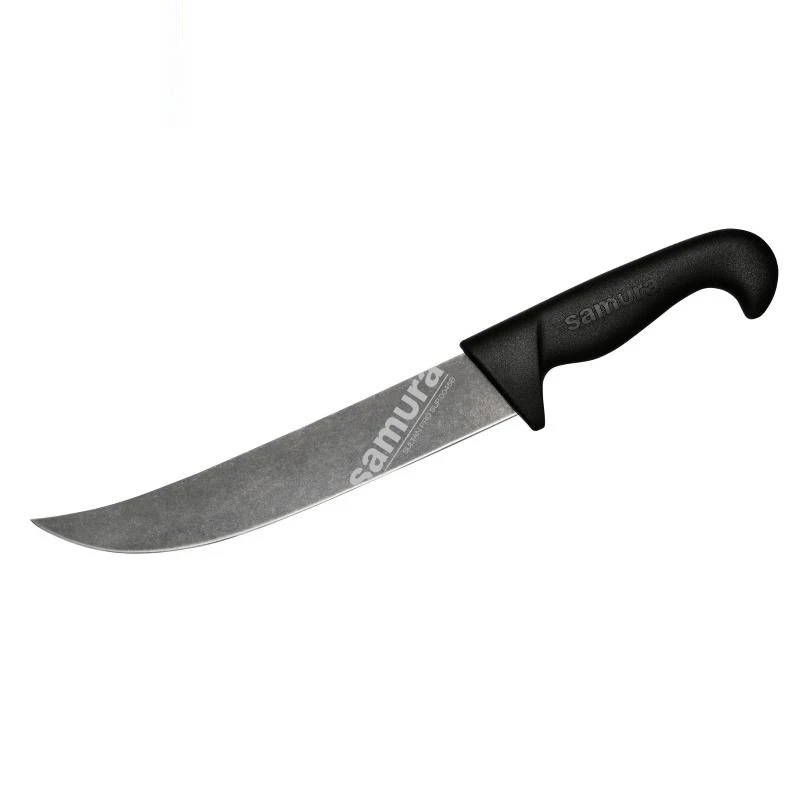 Samura Sultan Pro Stonewash virėjo peilis su patogia rankena 213mm iš japoniško plieno 59 HRC