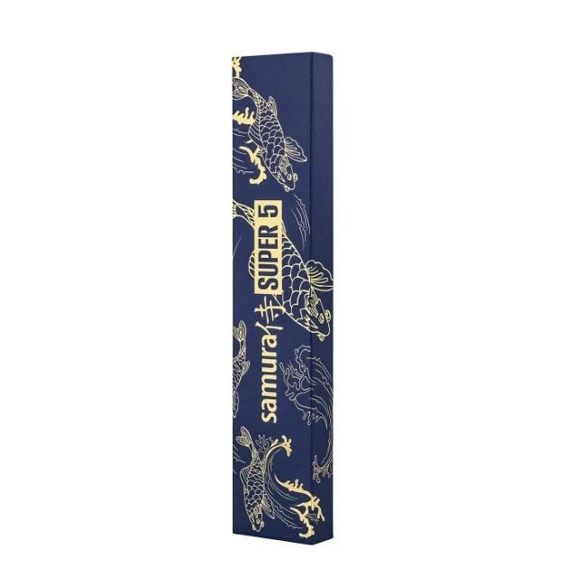 Samura SUPER 5 Universalus virtuvinis peilis 6,4"/162mm iš AUS 10 Damasko plieno 60 HRC (5 sluoksniai)