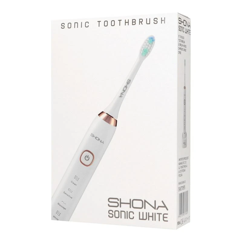 Dantų šepetėlis Shona Šona su Šona Sonic balta