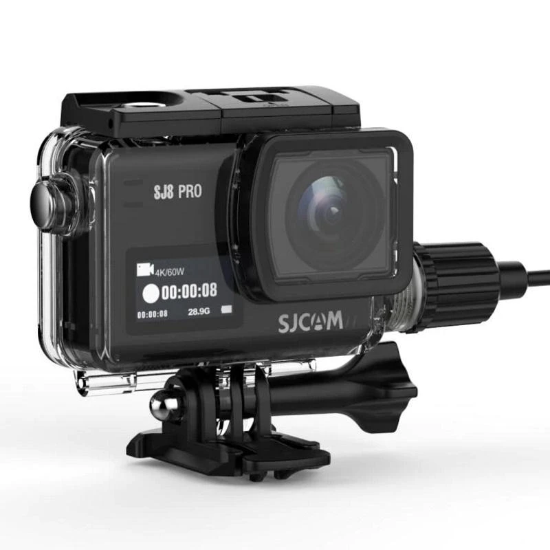 SJCAM vandeniui atsparus motociklo dėklas SJ8 skaidrus