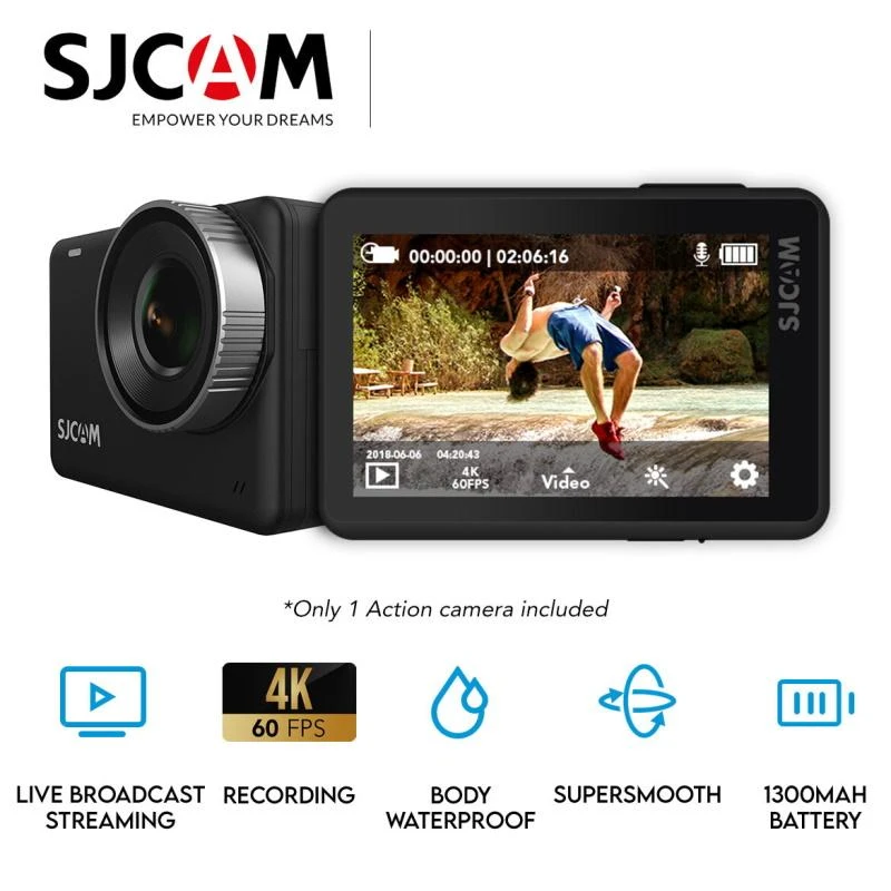 Camera SJCAM SJ10Pro Action Juodas