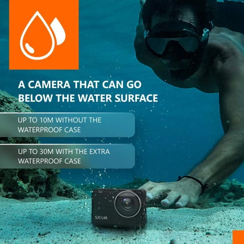 Camera SJCAM SJ10Pro Action Juodas