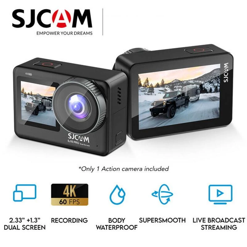 Veiksmo SJCAM SJ10 Pro Dual Screen kamera