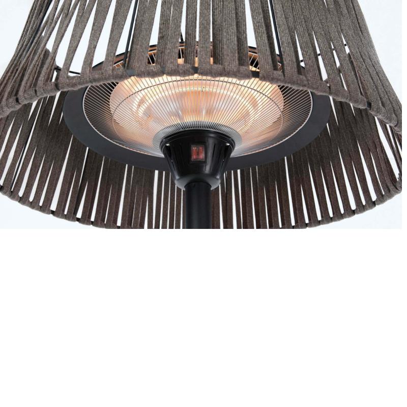 SUNRED | Šildytuvas | ARTIX M-SO BROWN, Corda Bright Stovintis | Infraraudonųjų spindulių | 2100 W | Ruda | IP44