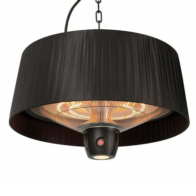 SUNRED | Šildytuvas | ARTIX C-HB, kompaktiškas šviesus pakabinamas | Infraraudonųjų spindulių | 1500 W | Juodas | IP24