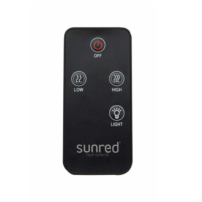 SUNRED | Šildytuvas | ARTIX C-HB, kompaktiškas šviesus pakabinamas | Infraraudonųjų spindulių | 1500 W | Juodas | IP24