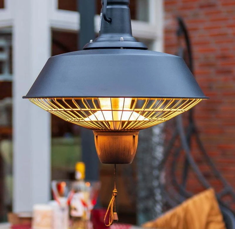 SUNRED | Šildytuvas | RSH16, Indas Bright Kabantis | Infraraudonųjų spindulių | 2100 W | Juodas | IP24