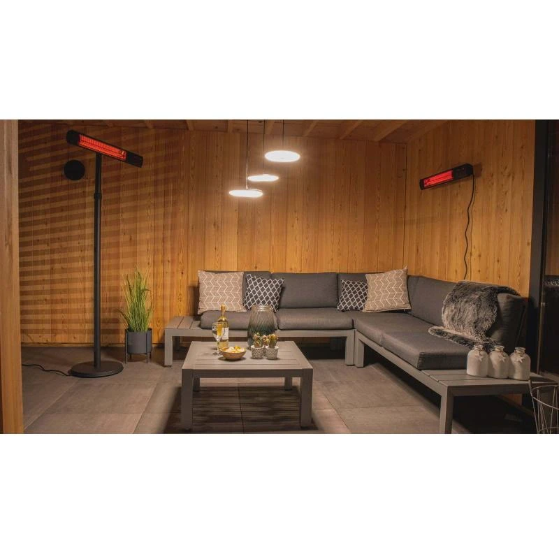 Sunred sieninis šildytuvas RD-DARK-25, 2500 W, Juodas