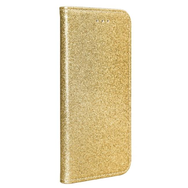 TakeMe 3D-Crystal Shine Magnetic Fix Book Dėklas, skirtas Samsung Galaxy S21 (G991B) Gold