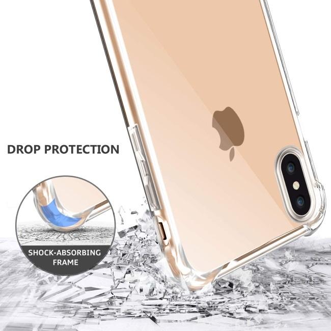 Pferd iLike galinis dangtelis Apple iPhone XR silikoninis dėklas skaidrus