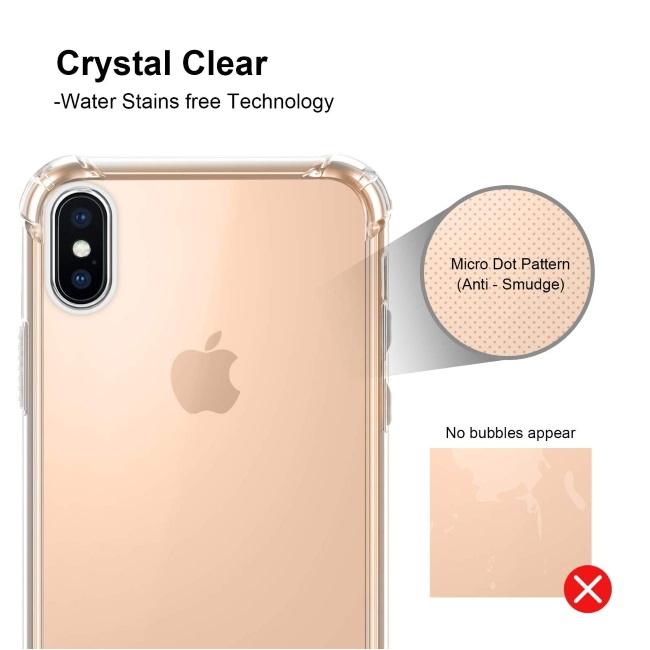 Pferd iLike galinis dangtelis Apple iPhone XR silikoninis dėklas skaidrus