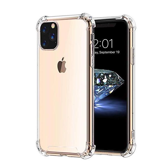 Dėklas Pferd TakeMe Anti-Shock Extra Protection 0.5mm Galinis dangtelis skirtas Apple iPhone 11 Pro (5.8") Skaidrus
