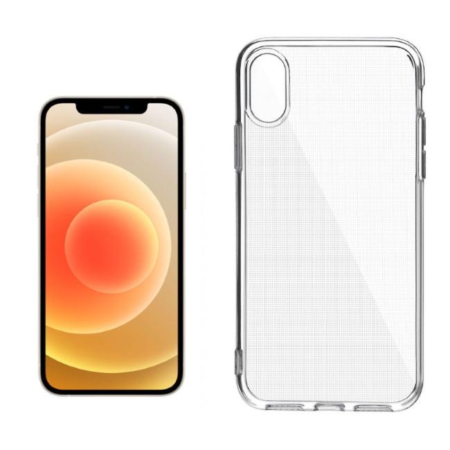 Pferd TakeMe Clear serijos skaidrus 2 mm plono galinio dangtelio dėklas, skirtas Apple iPhone 12 Pro Max