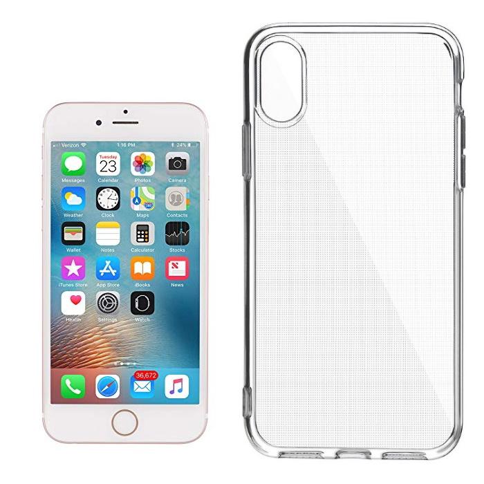 Pferd TakeMe "Clear" serijos skaidrus 2 mm plonas galinio dangtelio dėklas, skirtas Apple iPhone 6 / 6s