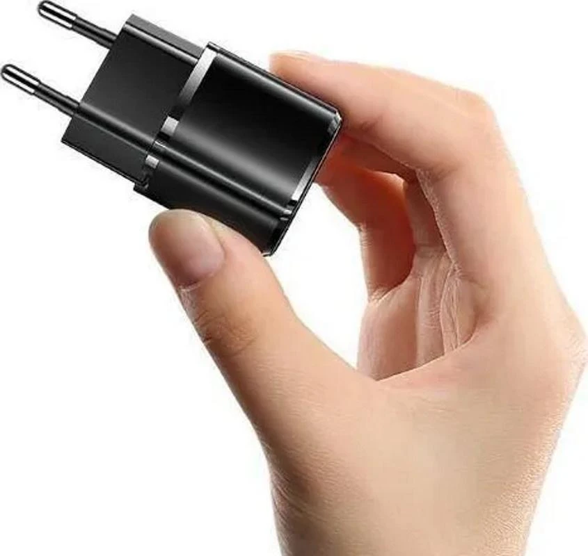 USAMS TRAVEL CHARGER 1XUSB-C T36 MINI 20W Juodas